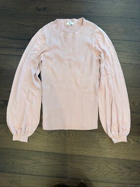 bp. Blush Pink Ribbed Crewneck Sweater Size Medium - C11-257